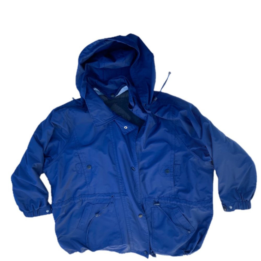 Hunters Run Mens Blue Jacket w/ Removable Lining
